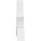 Ekena Millwork Vanguard Architectural Grade PVC Gable Bracket, 84"W x 35"H x 6"D x 6"F, 10/12 Pitch GBP084X35X0606VAN00 - alternate 2